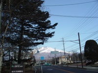 今朝の軽井沢
