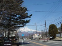 今朝の軽井沢