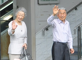 天皇・皇后両陛下、静養で軽井沢に