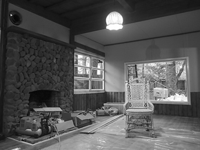 旧軽井沢ハウスの内部