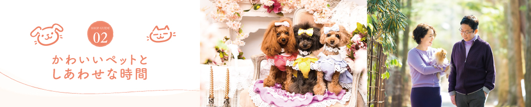 2 かわいいペットとしあわせな時間