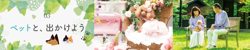 03 ペットと、出かけよう