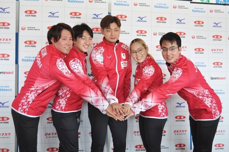 五輪の世界最終予選へ　カーリング日本代表男子、混合ダブルスが意気込み