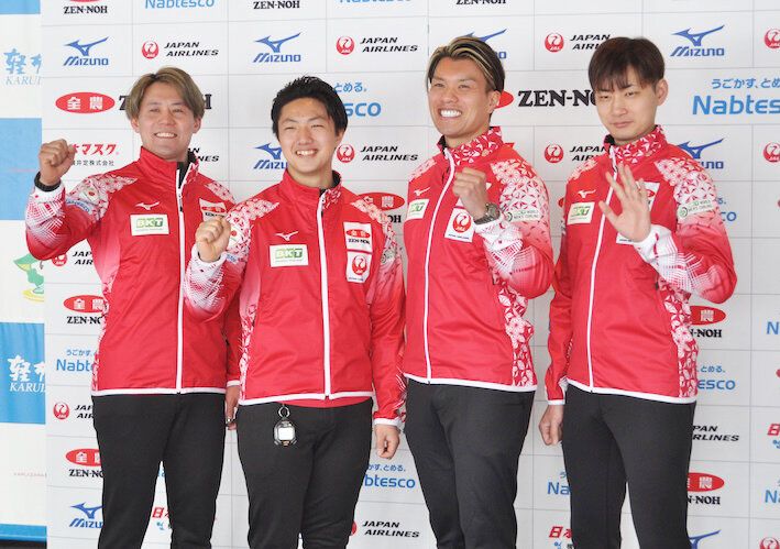 五輪最終予選出場の男子カーリング日本代表　パブリックビューイングでエールを